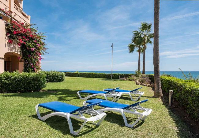 garden with breathtaking sea views amazing views from the sun lounger